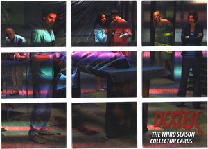 Dexter Season 3 Foil Puzzle Complete 9 Card Chase Set D3-CP1 to D3-CP9