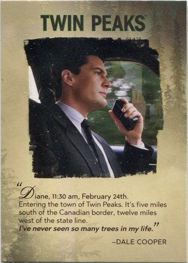 Rittenhouse 2019 Twin Peaks Archives Quotable Card Q16