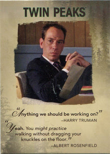 Rittenhouse 2019 Twin Peaks Archives Quotable Card Q17