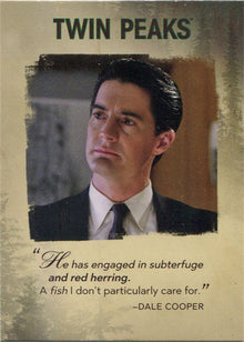 Rittenhouse 2019 Twin Peaks Archives Quotable Card Q18