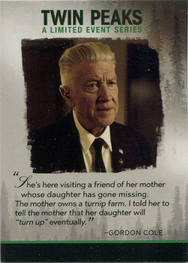 Rittenhouse 2019 Twin Peaks Archives Quotable Card Q25