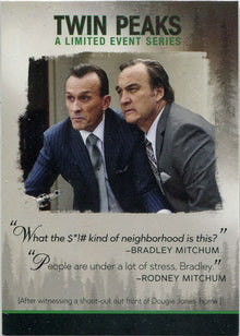 Rittenhouse 2019 Twin Peaks Archives Quotable Card Q27