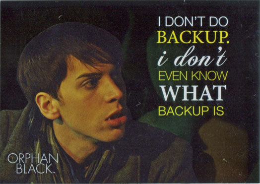 Orphan Black Season 1 Quotes Q3 Silver Foil Variant Chase Card