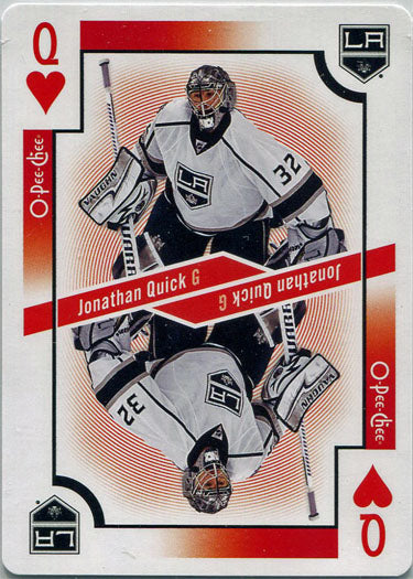 O-Pee-Chee Hockey 2017-18 Playing Card QH Jonathan Quick
