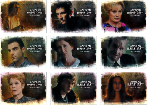 American Horror Story Season One Quotable Complete 9 Card Foil Chase Set