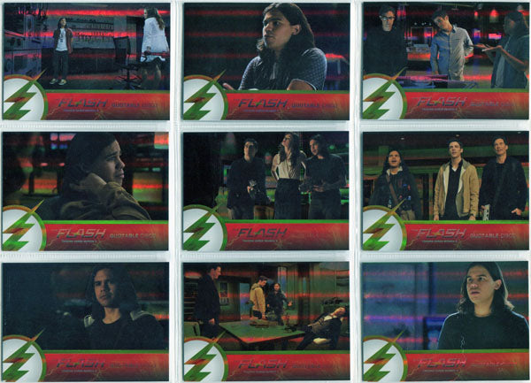 Flash Season 2 Quotable Cisco Rainbow Foil Variant Complete 9 Card Chase Set