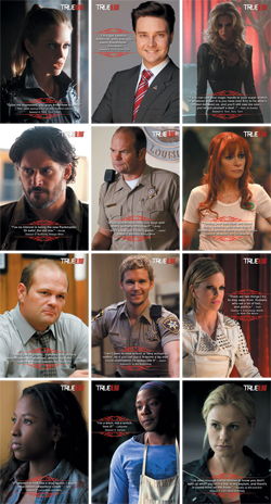 True Blood Archives Quotable Complete 12 Card Chase Set