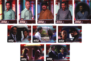 Dexter Season 3 Foil Quotes Complete 10 Card Chase Set D3-Q1 through D3-Q10