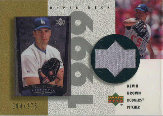 Upper Deck Baseball 2002 Authentic Retro Jersey Card R KB Kevin Brown