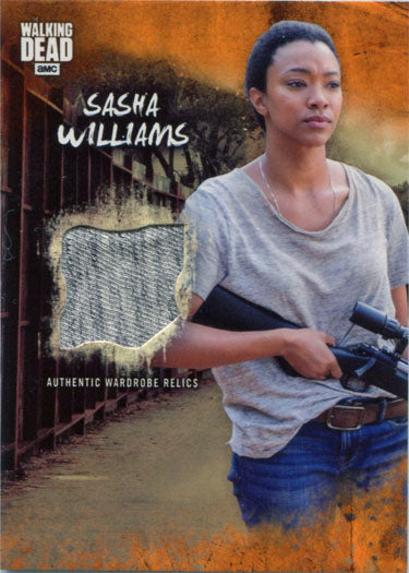 Walking Dead Road To Alexandria Wardrobe Card R-SW Rust Sasha Williams #30/99