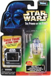 Star Wars POTF R2-D2 with Pop-Up Scanner Action Figure with "Death Star" Freeze Frame