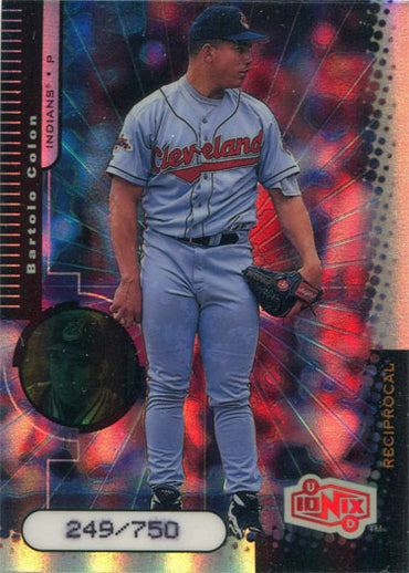 Upper Deck Ionix Baseball 1999 Bartolo Colon Reciprocal Card R23