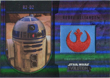 Star Wars Evolution 2016 Commemorative Flag Patch Card R2-D2 092/170