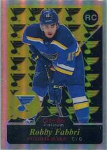 O-Pee-Chee Platinum Hockey 2015-16 Retro Rainbow Card R95 Robby Fabbri