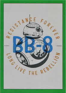 Star Wars Rise Skywalker Long Live Resistance Green Parallel Card RB-3 013/299