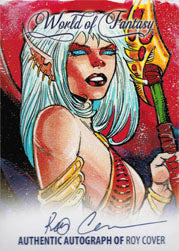 Breygent World of Fantasy Autograph Z-Card ZA-RC1 by Roy Cover