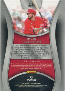 Panini Prizm Baseball 2021 Rookie Class Insert Card RC10 Dylan Carlson