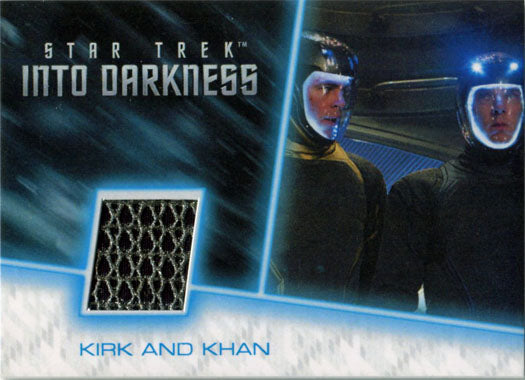 Star Trek Beyond RC13 Kirk and Khan Spacejump Suit Relic Costume Wardrobe Card