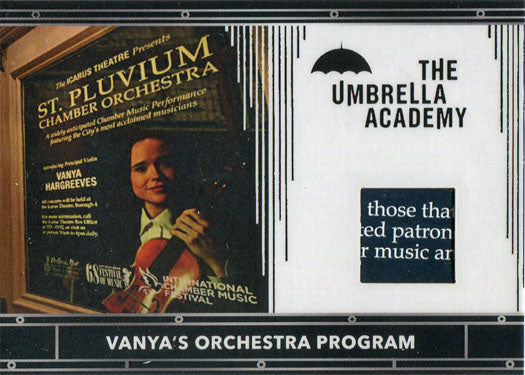 Umbrella Academy Netflix Season 1 Relics Chase Card RC13 Orchestra Program