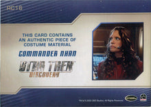 Star Trek Discovery Season 2 Relic Costume Card RC16 Rachel Ancheril as Cmd Nahn