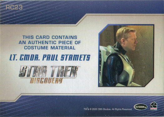 Star Trek Discovery Season 2 Relic Costume Card RC23 Anthony Rapp as P. Stamets