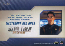 Star Trek Discovery Season 2 Relic Costume Card RC32 Patrick Kwok-Choon as Rhys