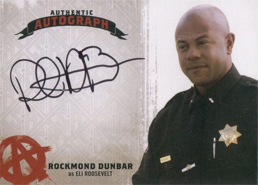 Sons of Anarchy Season 4 & 5 Autograph Card RD Rockmon Dunbar as Eli Roosevelt