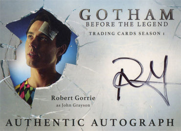 Gotham Season 1 Autograph Card RG Robert Gorrie as John Grayson