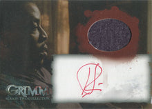 Grimm Season 2 Autograph Costume Card RHAC Russell Hornsby as Hank Red