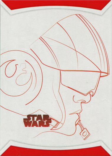 Star Wars Last Jedi RL-6 Red Parallel Red Character Chase Card #102/199