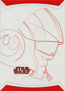 Star Wars Last Jedi RL-6 Red Parallel Red Character Chase Card #102/199