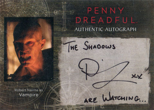 Penny Dreadful Season 1 Autograph Card RN Robert Nairne as Vampire