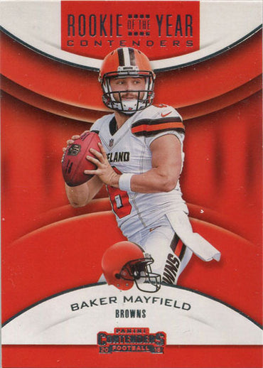 Panini Contenders Football 2018 Rookie Of The Year Subset Card RYA-BM B Mayfield