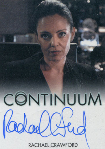 Continuum Season 3 Autograph Card Rachael Crawford as Catherine Full Bleed