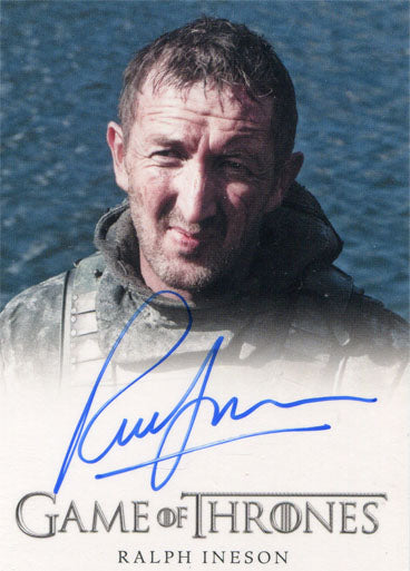 Game of Thrones Season 4 Autograph Card Ralph Ineson as Dagmer Cleftjaw