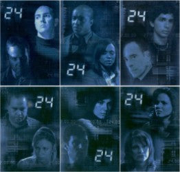 Twenty Four Season 4 Rare Foil Complete 6 Card Set