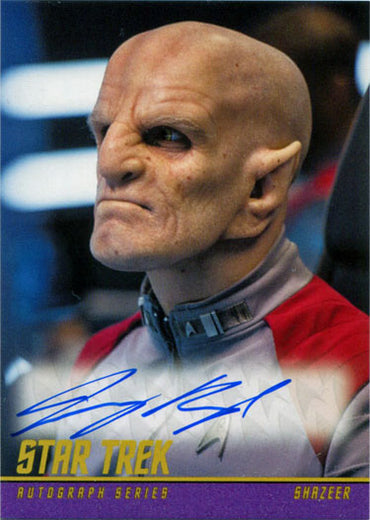 Star Trek Beyond Classic Autograph Card Jeremy Raymond as Shazeer