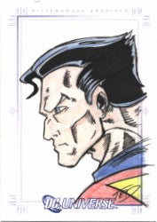 DC Legacy Ted Rechlin Superman Sketch Card