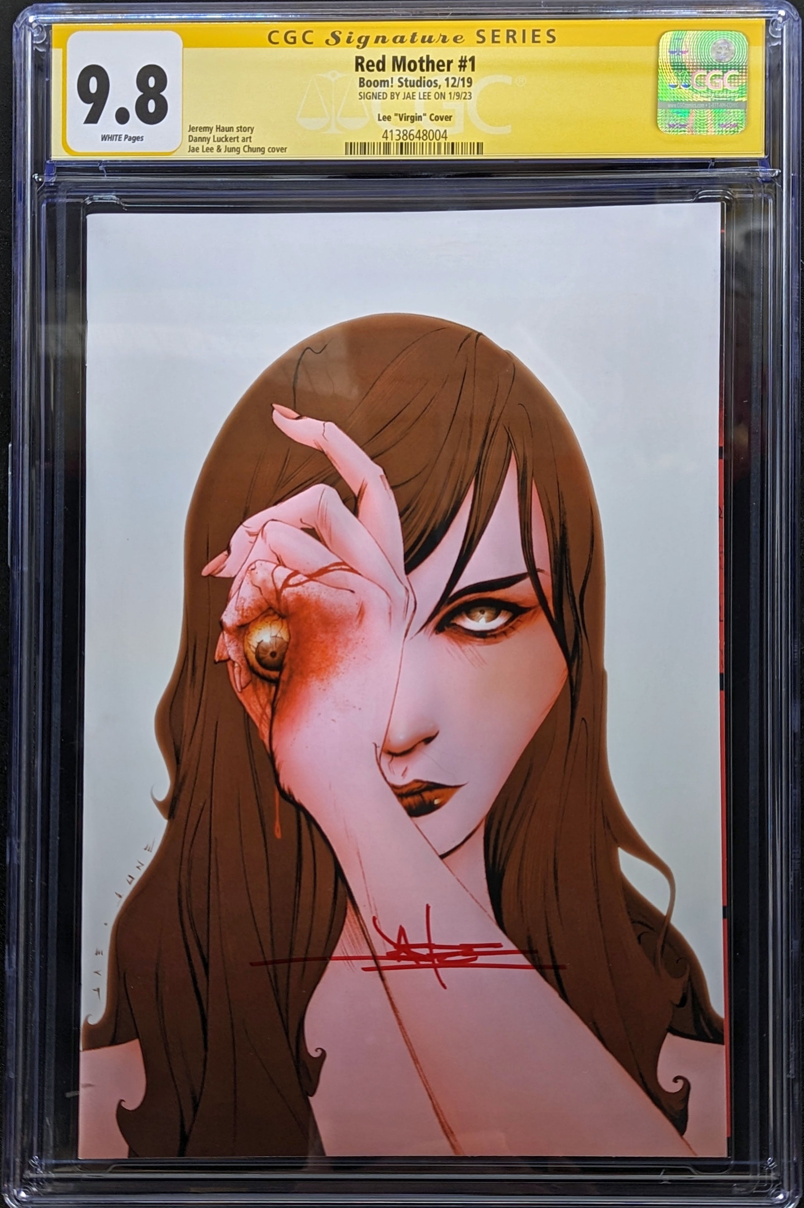 Red Mother #1 CGC 9.8 Variant Signed By Jae Lee