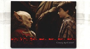 Harry Potter and the Sorcerers Stone 4 Card Factory Sealed Red Foil Promo Set