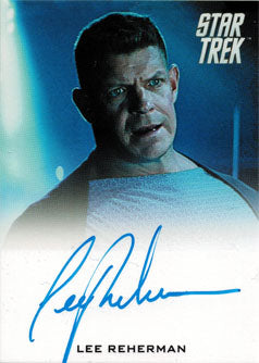 Star Trek Movies 2014 Into Darkness Autograph Card Lee Reherman as Security