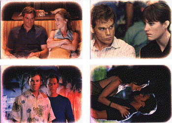Dexter Seasons 1 & 2 Relationships Complete 4 Card Foil Chase Set