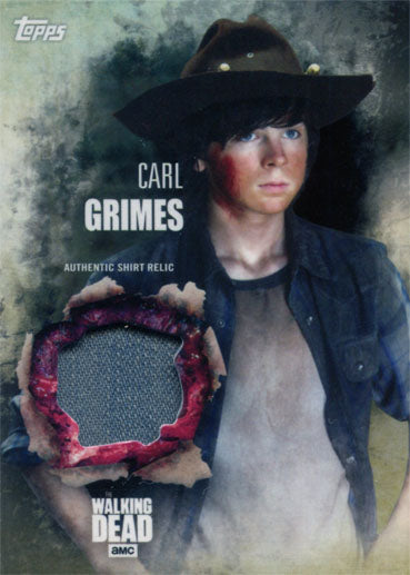 Walking Dead Season 5 Costume Chase Carl Grimes Shirt Relic