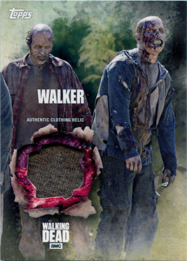 Walking Dead Season 5 Costume Relic Card Walker Horde 2 Clothing Relic V2