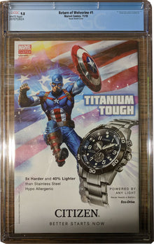 Return of Wolverine 1 Party Sketch Variant Graded CGC 9.8