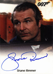 James Bond Mission Logs Autograph Card by Shane Rimmer as Commander Carter