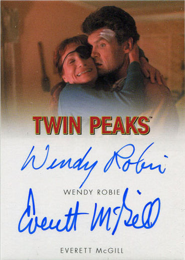 Twin Peaks Dual Autograph Card Wendy Robie and Everett McGill