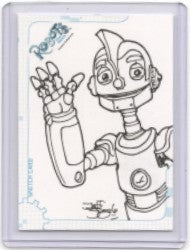 Robots The Movie SK.7 Jeff Zugale Sketch Card #439