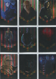 Flash Season 1 Rogues Foil Parallel Complete 9 Card Chase Set