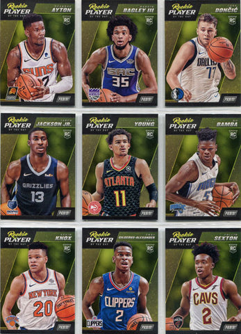 Panini Player of the Day 2018-19 Complete Rookie Player Card Set R1 to R20